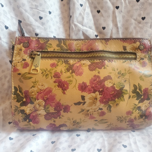 Patricia Nash Genuine Leather Floral Crossbody Bag - Picture 4 of 12